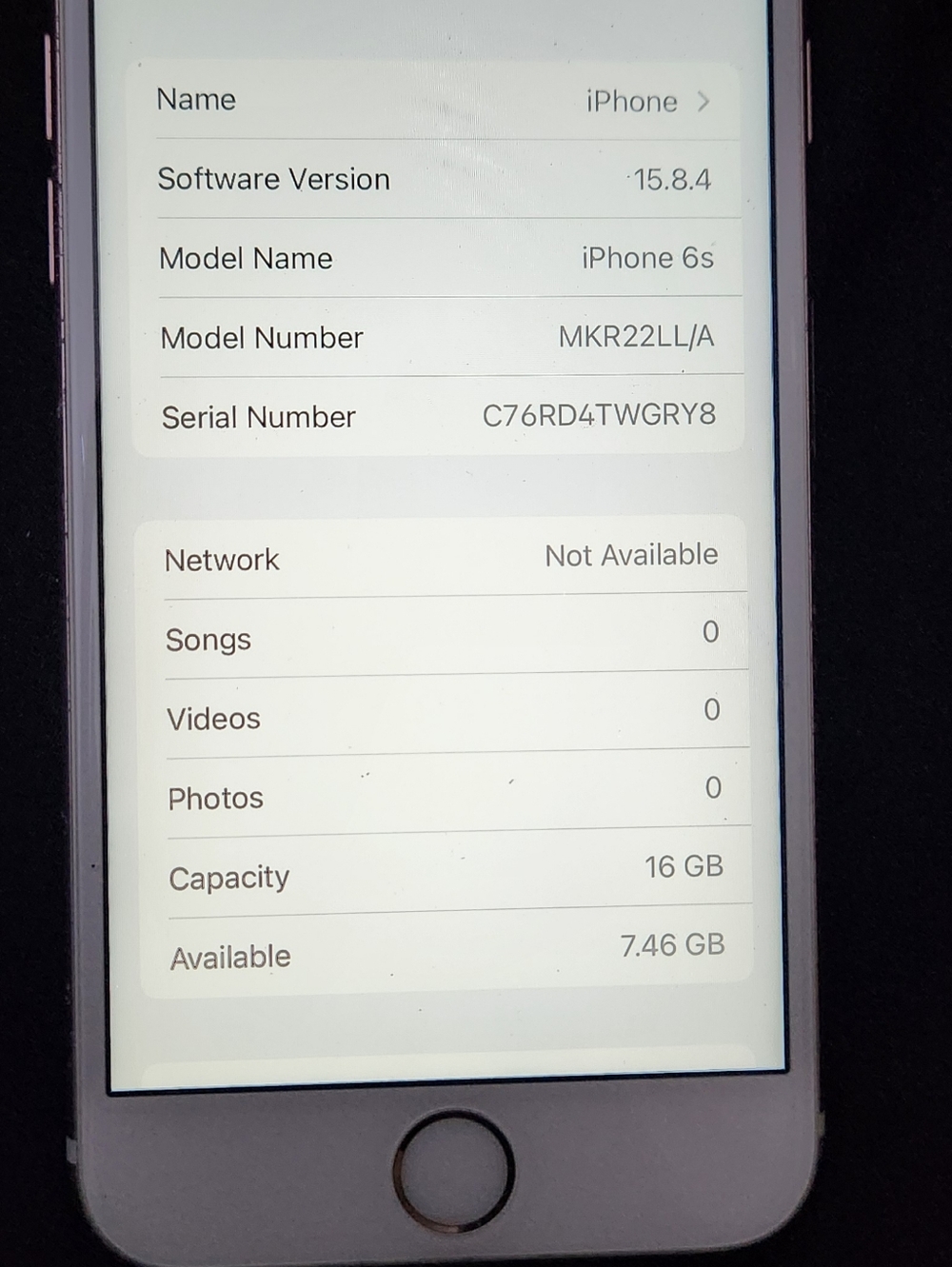 Apple iPhone 6s 16GB Unlocked – Good Condition + Case - Picture 4 of 8